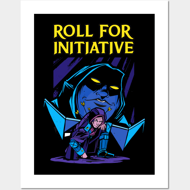 Roll For Initiative - TTRPG Dungeon Master Wall Art by M n' Emz Studio